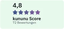 kununu Score - 4,6 von 5 bei 72 Bewertungen