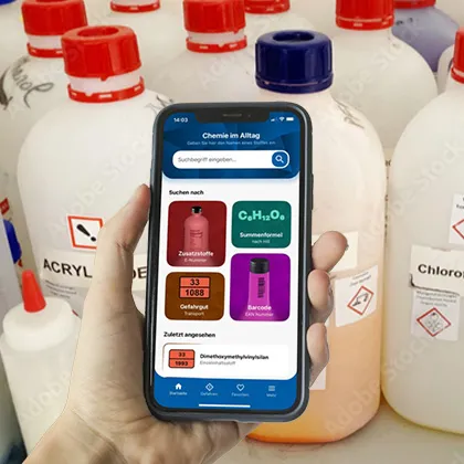 Verlässliche Infos über Chemikalien durch barrierefreie App