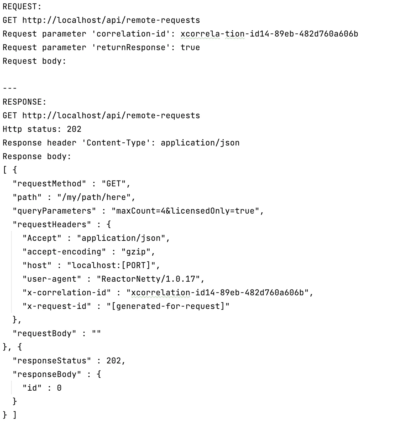 Beispiel einer Validation-File-Textdatei